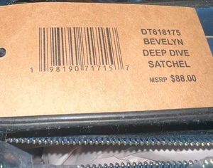 Steve Madden Bevelyn Satchel – Brand New.