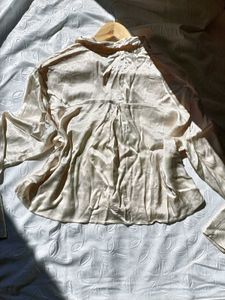 Zara Silky Satin Shirt ❤