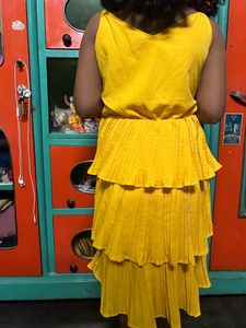 Yellow Short Dress