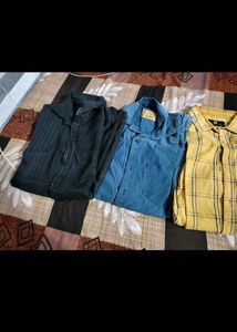 Men Used Shirt Cheast 38 M Size Faded Colour