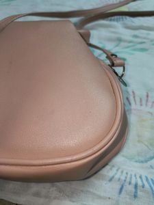 Peach Colour Partywear Sling Bag