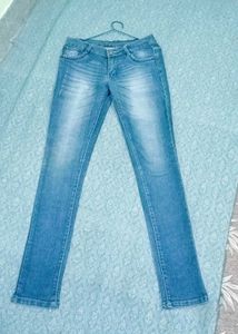 Stylish Light Wash Denim Jeans