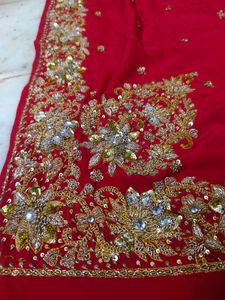 Zardozi Saree Need Dry Clean Only