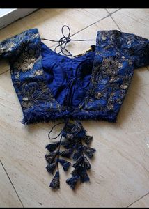 Navy Blue Lehanga Set