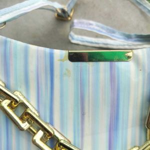 multi-use aqua blue bag ✧