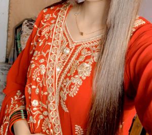 Panjabi Suit With Dupatta And Shalwar