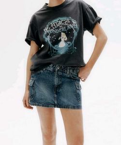 Denim Mini Skirt