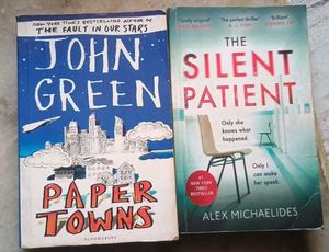 Paper Towns & Silent Patient / Two Fiction Books