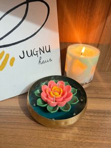 Scented Lotus Urli Candle