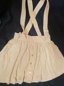 12-18 Months Girls Dungaree Skirt