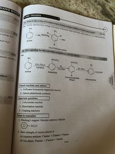 Examination handbook chemistry for second PUC