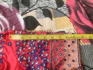 Red Embroidered Handwork Blouse
