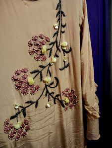 Party Wear Embroidery Designer Kurta Inner Attache