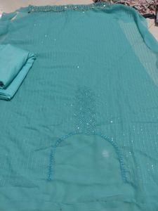 Sequin Work Suit Dress Material