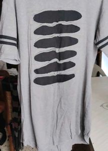 Grey Patterned Tshirt