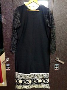 Beautiful long black Kurti🖤