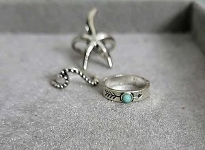 Silver Ring Set