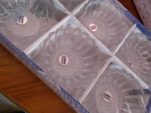6 Glass Bowl Set