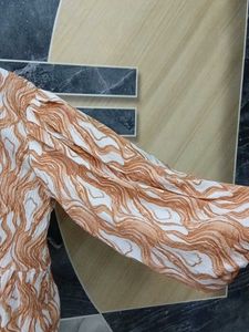 Boho Print Tie-Up Top