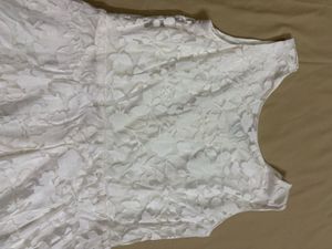 Pretty White Lace Skater Dress 👗