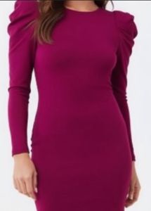 Chic Purple Mini Dress