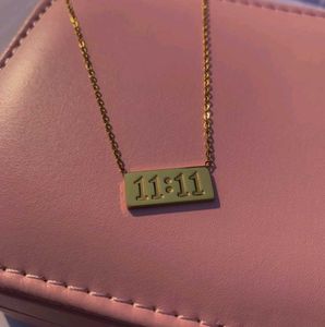 11:11 Gold Antiturnish Necklace