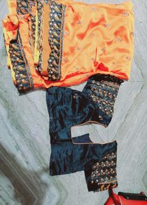 Orange Saree