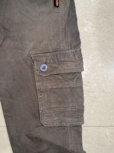 Olive Green Cargo Style Pants