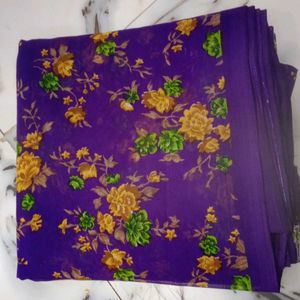Floral Printed Saree