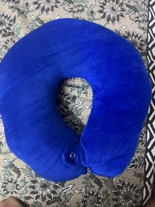 Blue Travel Neck Pillow