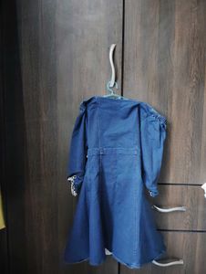 Denim Off-Shoulder Dress