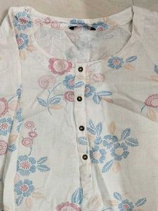 Floral Print Kurta