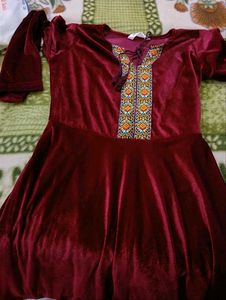 Velvet Flare Dress