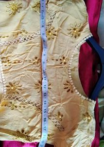 Long Anarkali Cutwork Kurti