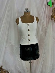 Cute White Tank Top