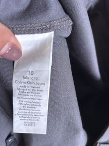 Grey Straight Pants
