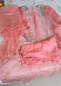 Pink Indo-western dress