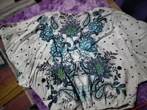 Floral Cape Top (Limited)Size - L