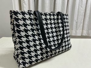 Houndstooth Tote Bag