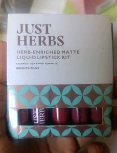 Matte Lipstick Kit (Bright+Pink)