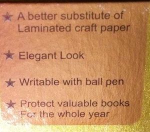 Bookwrap Wonder Synthetic Book Cover Pack Of 2