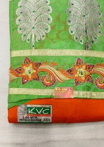 Unstitched Ladies Banarasi Silk Suit With Dupatta