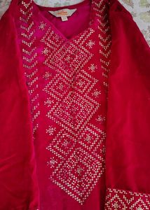 Myntra velvet traditional kurti 😍