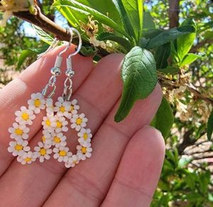 Cute Pinteresty Flower Earrings