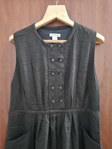 Brown Sleeveless Dress