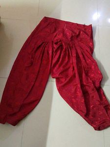 Red Patiala Salwar