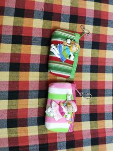 Handcrafted Doll Pouches (Set of 2)