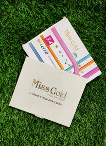 Miss Gold Color Series Cream Eyeshadow Palatte