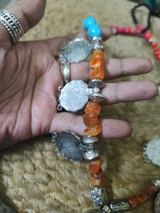 Original Vintage Afghani Long Tribal Neckpiece