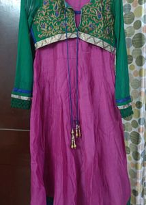 Colorful Embroidered Anarkali